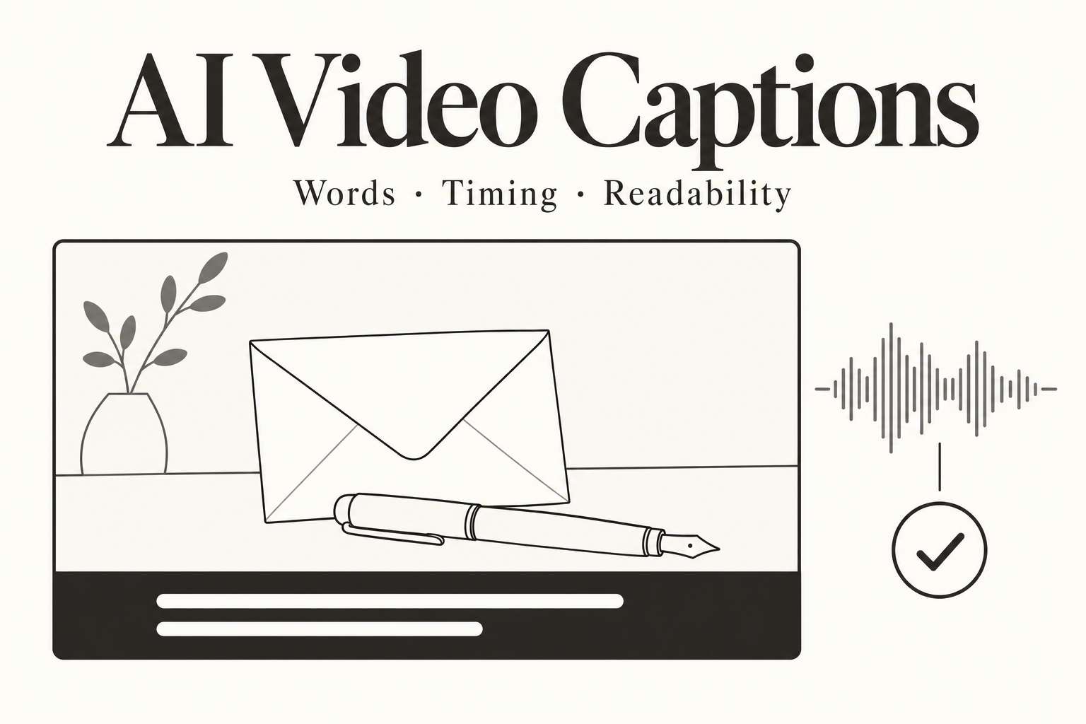 AI Video Captions: Check Words, Timing and Readability